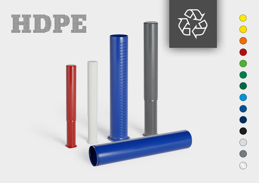 TelePack made from HDPE
